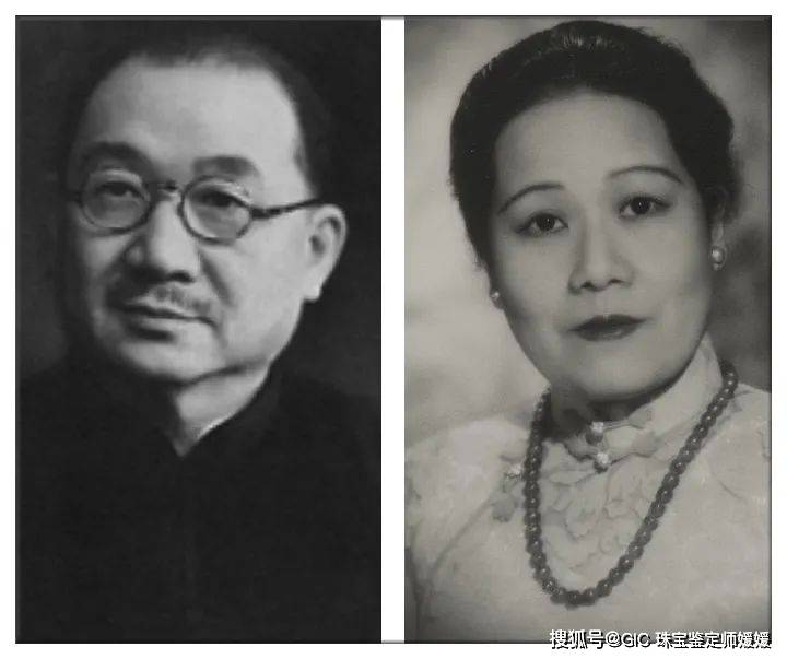 民国“四大家族”的孔家翡翠首饰来自卡地亚镶嵌拍出翻倍价格